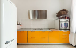 S-194 Vintage Kitchen - Solid Color Laminate